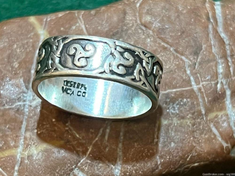 VINTAGE TAXCO MEXICAN STERLING SILVER RING / 7 Gr.-img-1