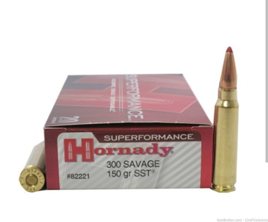 Hornady 300 savage 150 grain super performance sst (20 rounds) No CC fees-img-1