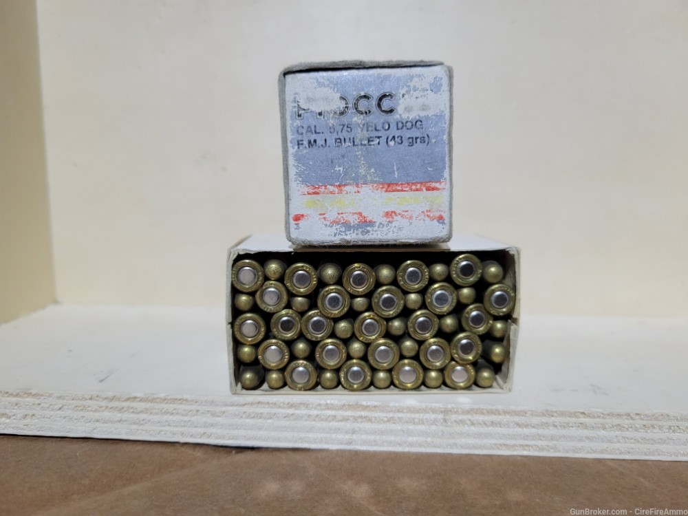 5.75 VELO DOG ammo 43 grain 50 rounds Rare! No Credit Card Fees -img-0