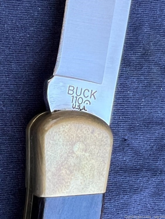 VINTAGE BUCK 110 FOLDING KNIFE, VERY NICE-img-6