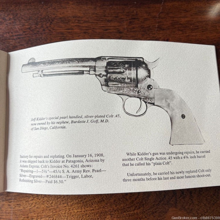 Colt Firearms Arizona Rangers Booklet 1972-img-2