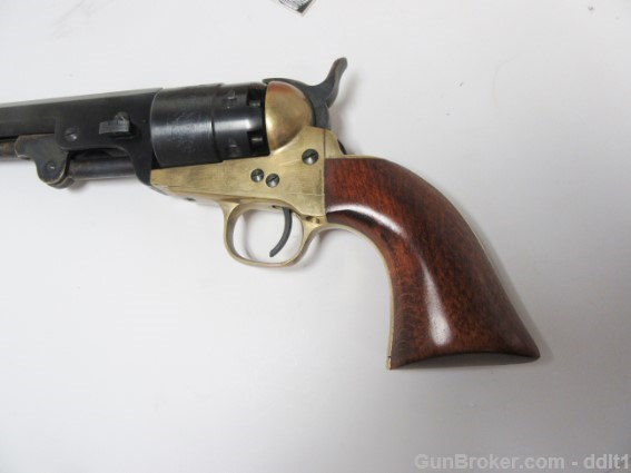 1851 .44 Cal Navy Revolver Brass Engraved Octogon-img-15