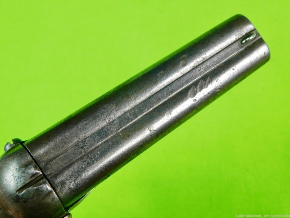 Antique US 19 Century Remington Elliot Derringer 4 Barrel Pistol-img-4