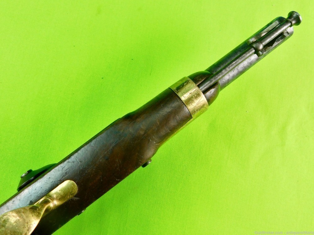 Antique US Civil War Percussion Pistol Handgun-img-8