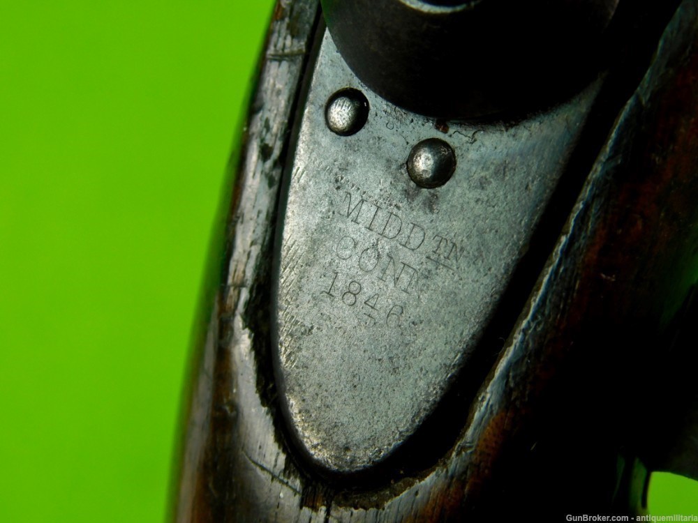 Antique US Civil War Percussion Pistol Handgun-img-3