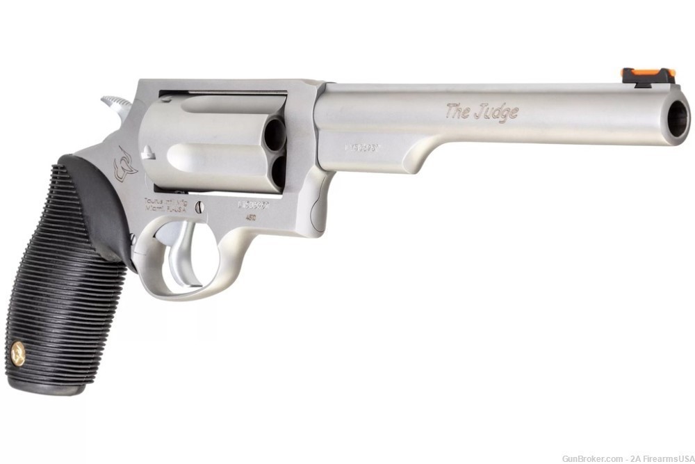 Taurus Judge - 45 Colt/410 Bore - 6.5" Barrel - Stainless - 5 Shot -img-2