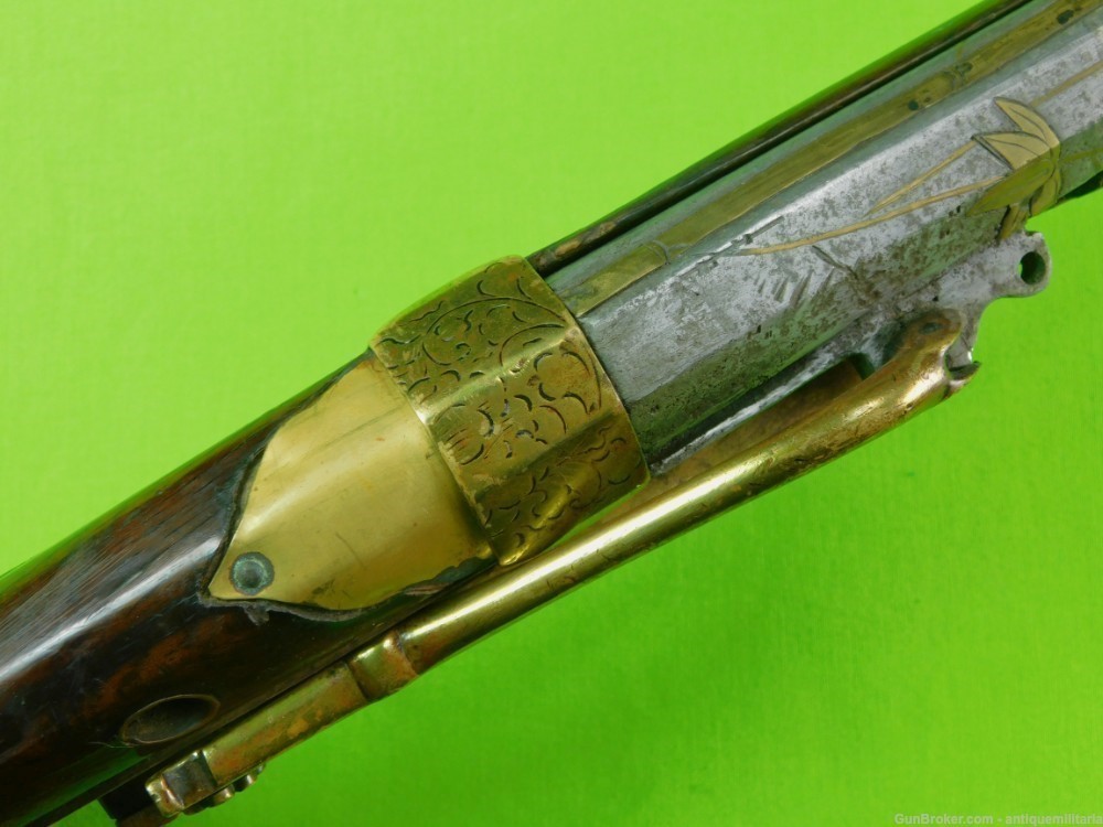 Antique Japanese Japan Matchlock Rifle-img-10
