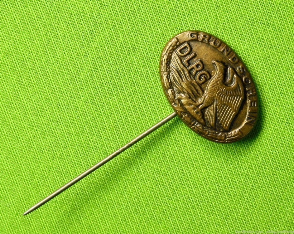 German Germany WW2 Life Saving DLRG Stick Pin Badge-img-0