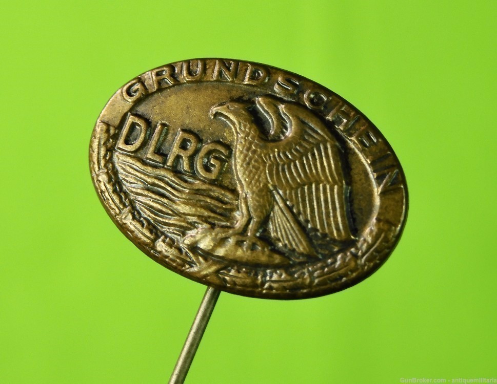 German Germany WW2 Life Saving DLRG Stick Pin Badge-img-1