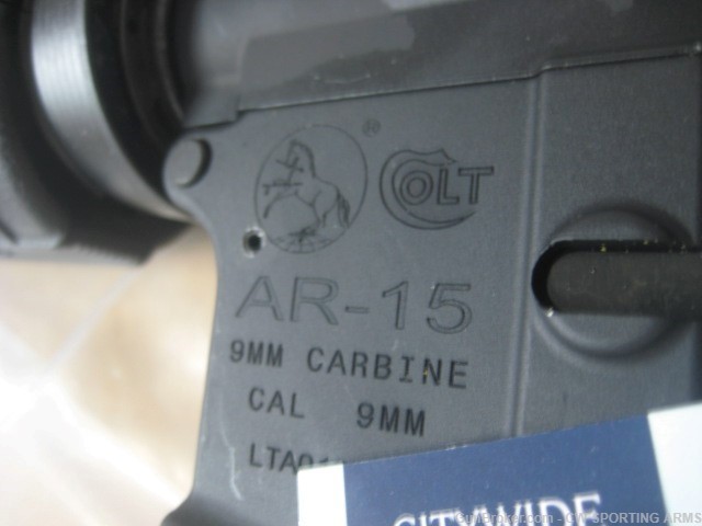 COLT DEFENSE AR6951 6951 9mm Semi Auto Sub type Rifle New in Box NO RESERVE-img-8