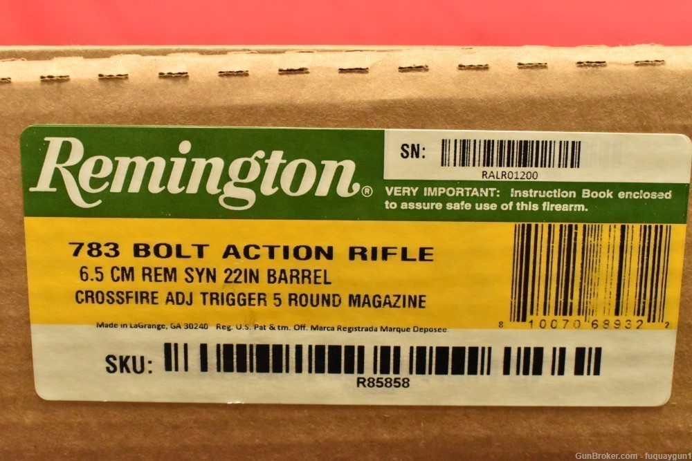 Remington 783 6.5 Creedmoor 22" R85858 FIrst Production Run FDE 783-img-9
