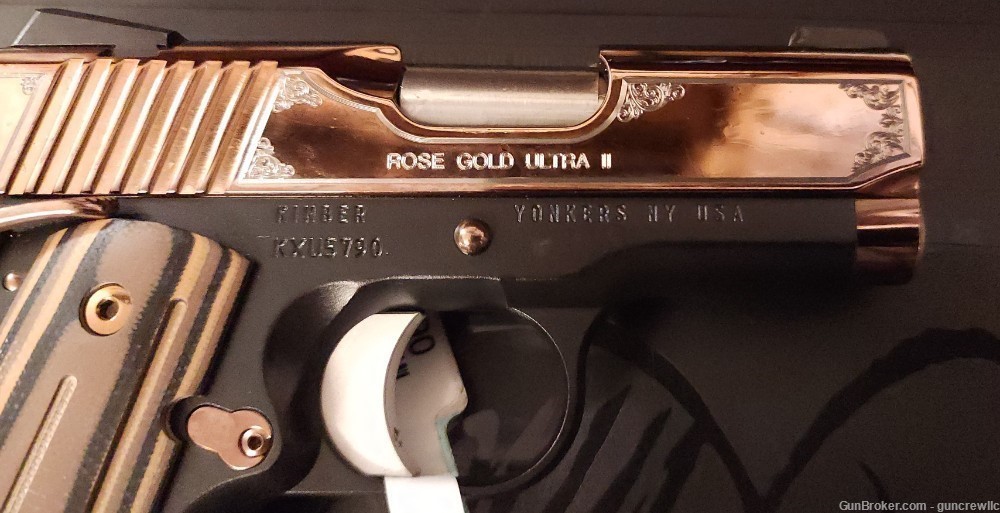 Kimber Rose Gold Ultra II 45ACP NS 45 ACP 1911 3200373 3" Layaway Available-img-3