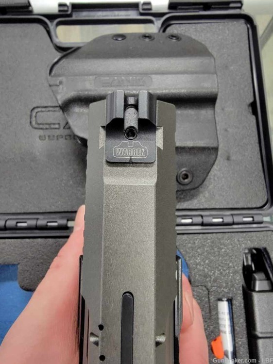 Canik TP9SF Elite 9mm 4.19" Bbl. Tungsten/Blk -img-4