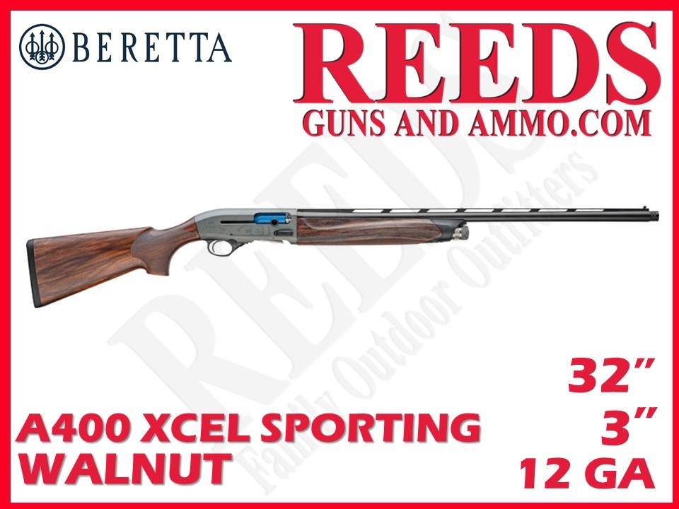 Beretta A400 Xcel Sporting Walnut Gray 12 Ga 3in 32in J42CJ12-img-0