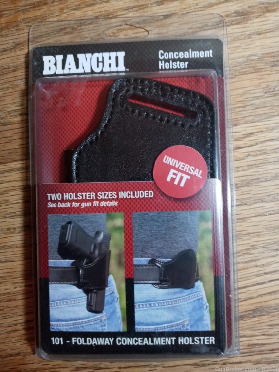 Bianchi universal leather belt holster-img-0