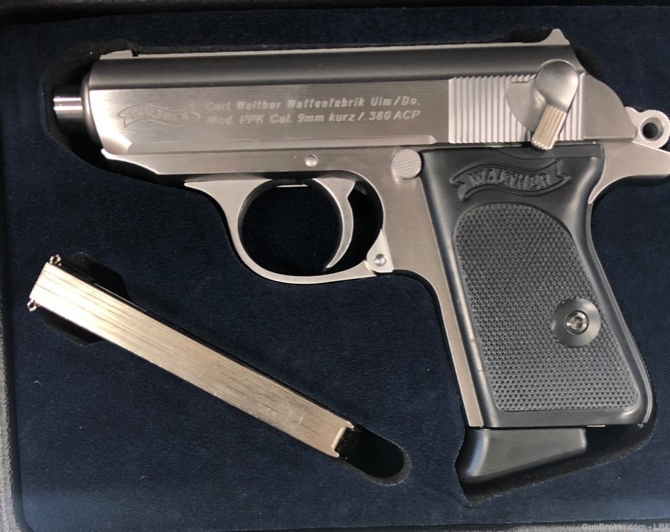 Walther PPK .380acp 3.5"BL Stainless -img-0