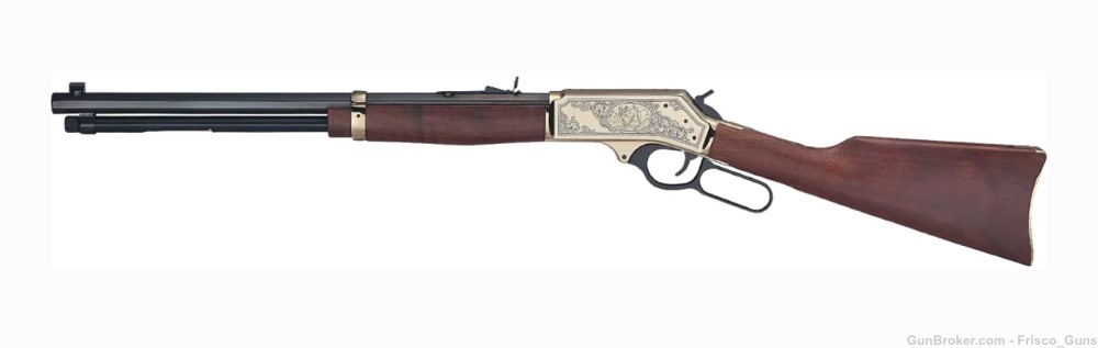Henry Brass 30-30 Wildlife Edition Lever Action Rifle 20” 5+1 H009BGWL-img-1