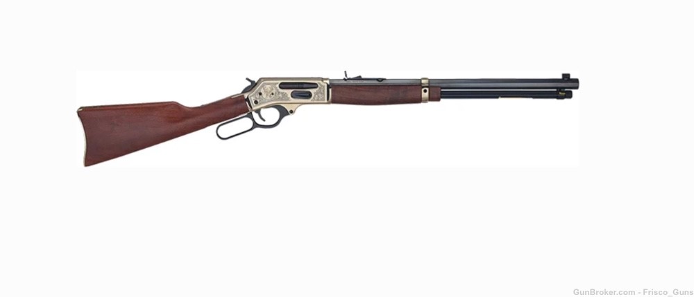 Henry Brass 30-30 Wildlife Edition Lever Action Rifle 20” 5+1 H009BGWL-img-2