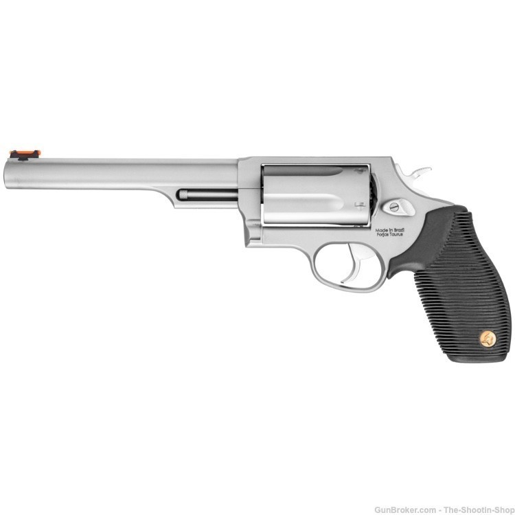 Taurus Model JUDGE Revolver 45 COLT 410GA Stainless 6.5" 45LC 410 NEW DA/SA-img-2