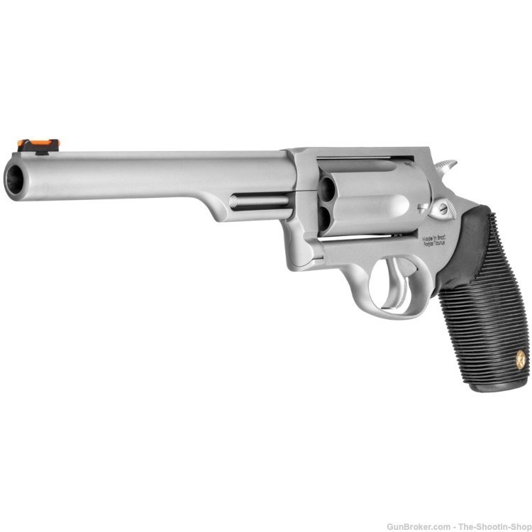 Taurus Model JUDGE Revolver 45 COLT 410GA Stainless 6.5" 45LC 410 NEW DA/SA-img-0