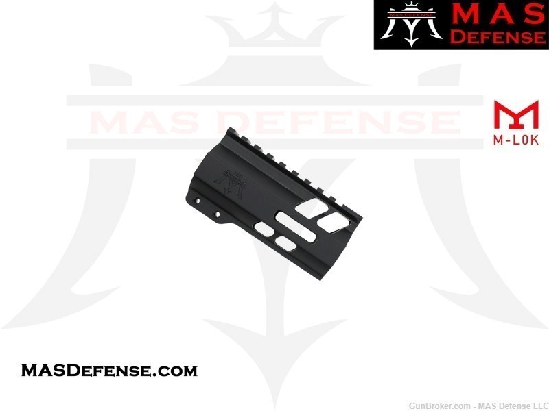 MAS DEFENSE 4.2" NERO M-LOK FREE FLOAT - BLACK-img-0