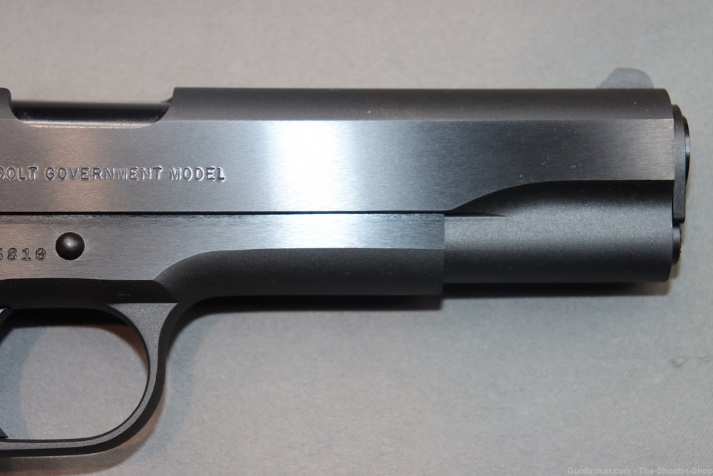 Colt Model 1911 Pistol 45ACP High Grade Mammoth Ivory Grips 5" Blued 45 ACP-img-12