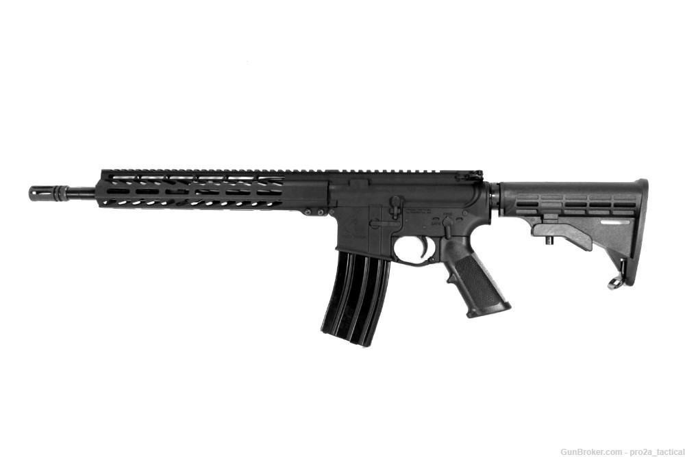 PRO2A TACTICAL PATRIOT 14.5 inch AR-15 5.56 NATO M-LOK Rifle - Pin & Welded-img-1