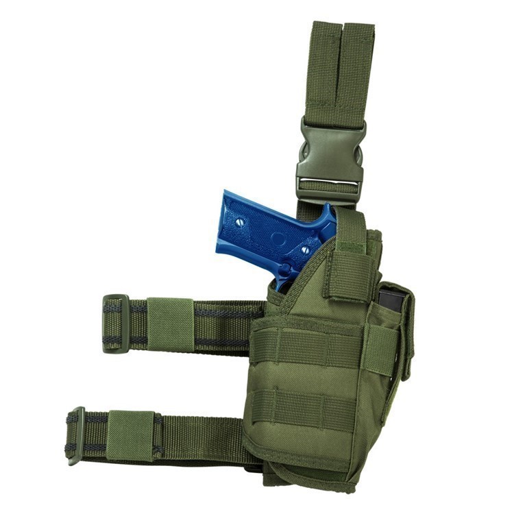 Green Drop Leg Thigh Holster for Full Size Ruger P85 P89 P90 P92 P95 Pistol-img-0