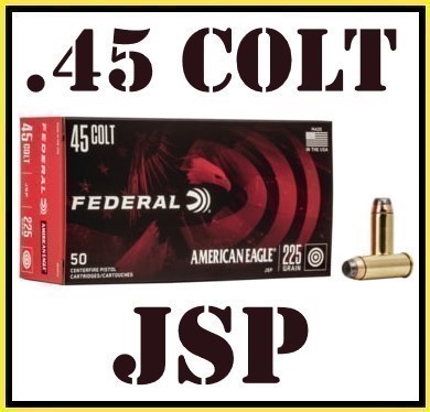 50rds Federal American Eagle™ .45 Colt 225 gr JSP SP LC AE45LC + FAST SHIP-img-0