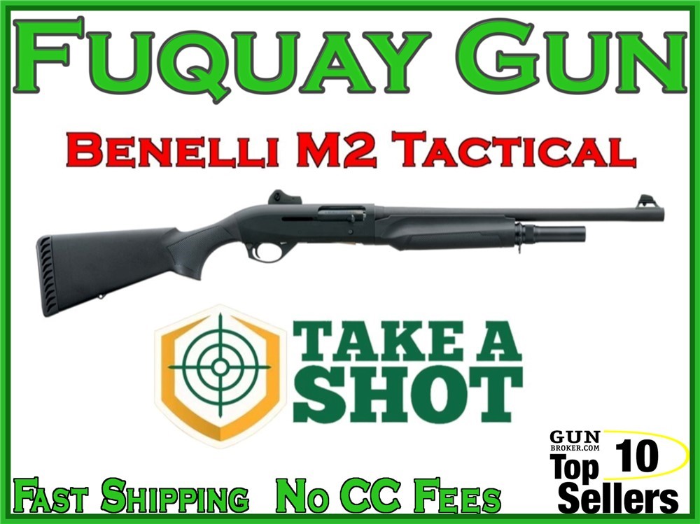 Benelli M2 Tactical 12 GA 18.5" 11053 Benelli-M2 Tactical -img-0