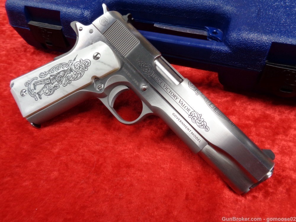 Colt 1911 Limited Edition 1/500 TOTUS Stainless Steel Series 70 45 WE TRADE-img-11
