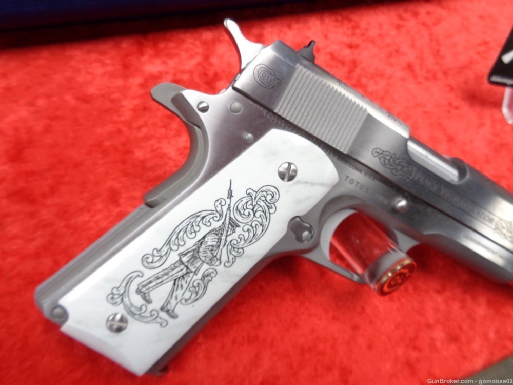 Colt 1911 Limited Edition 1/500 TOTUS Stainless Steel Series 70 45 WE TRADE-img-1