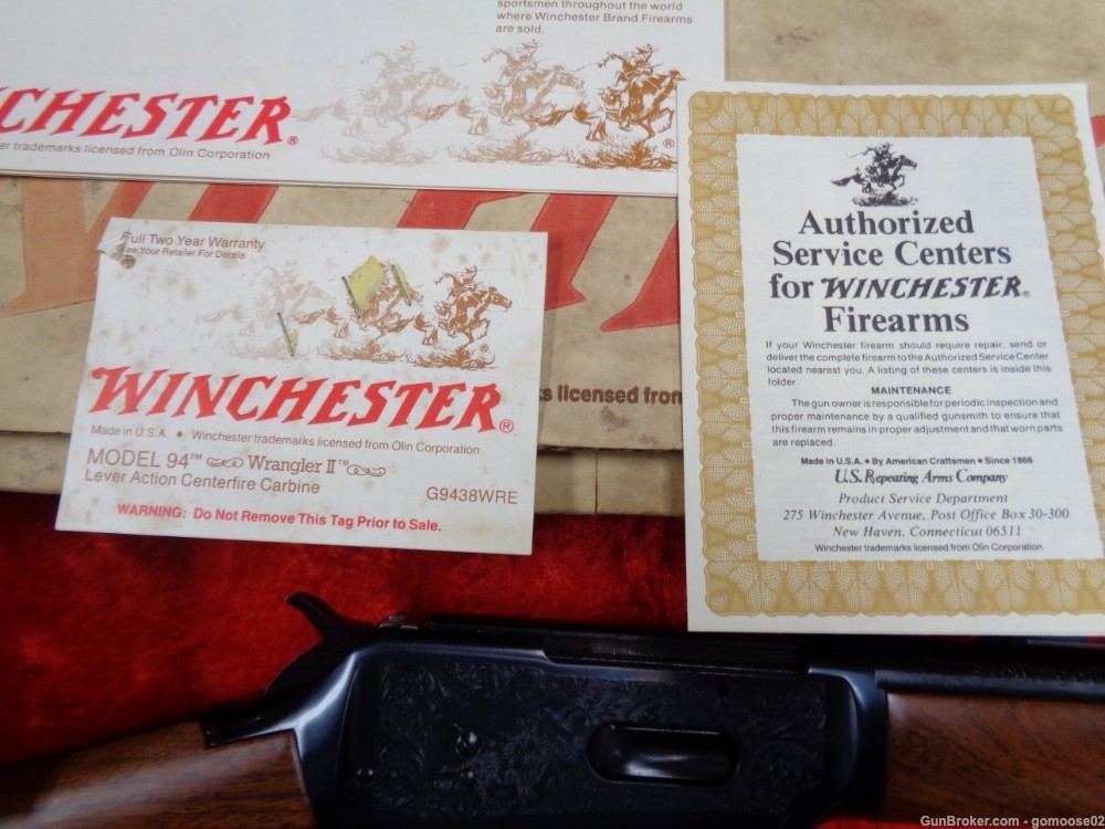 Winchester Model 94 38-55 Win WRANGLER II Large Loop Engraved SRC WE TRADE!-img-15