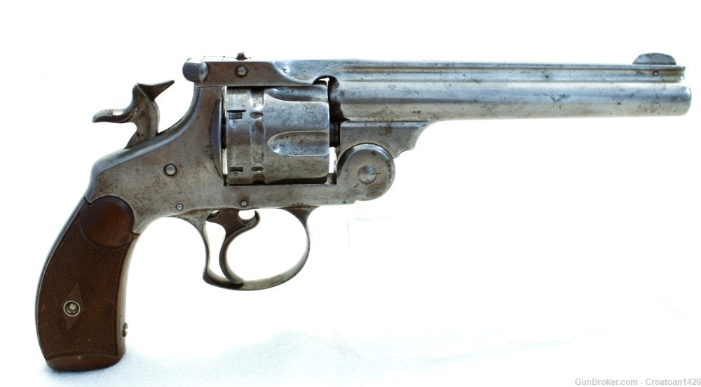 ANTIQUE Smith & Wesson S&W .44-40 WCF Frontier Revolver Double Action-img-4