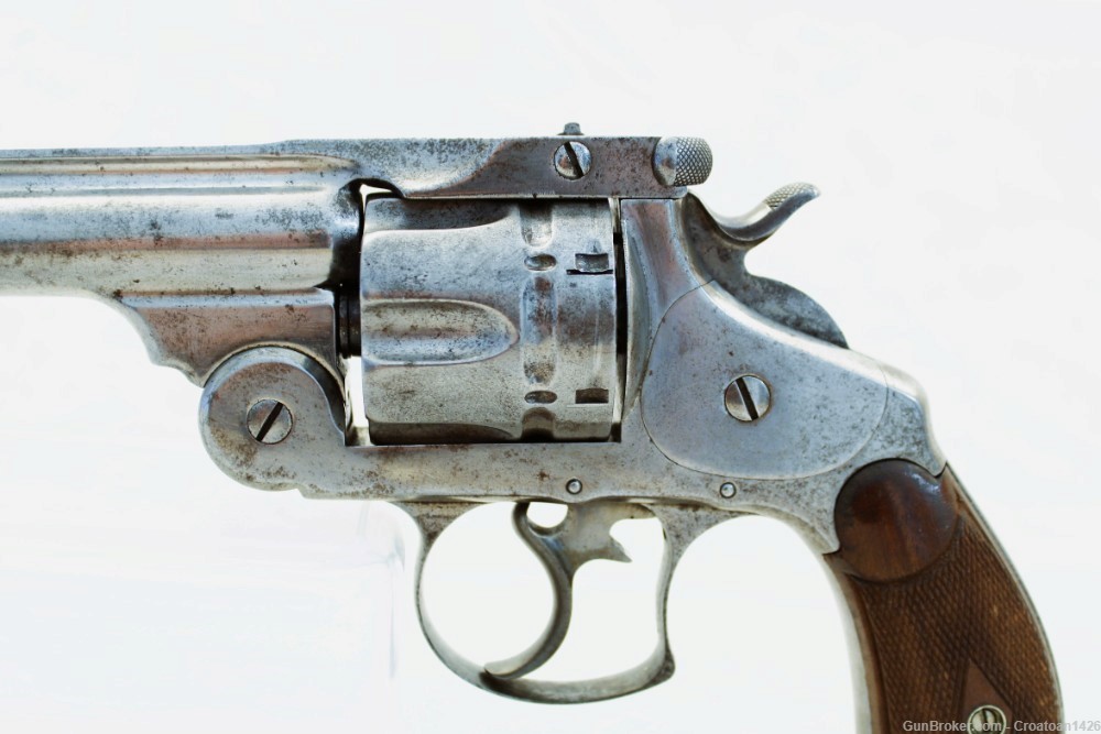 ANTIQUE Smith & Wesson S&W .44-40 WCF Frontier Revolver Double Action-img-2