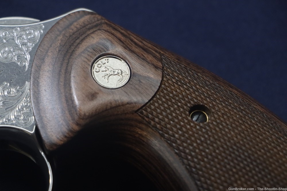 Colt Model Python Revolver 357Mag STAINLESS SCROLL ENGRAVED 4.25" 357 Mag-img-35