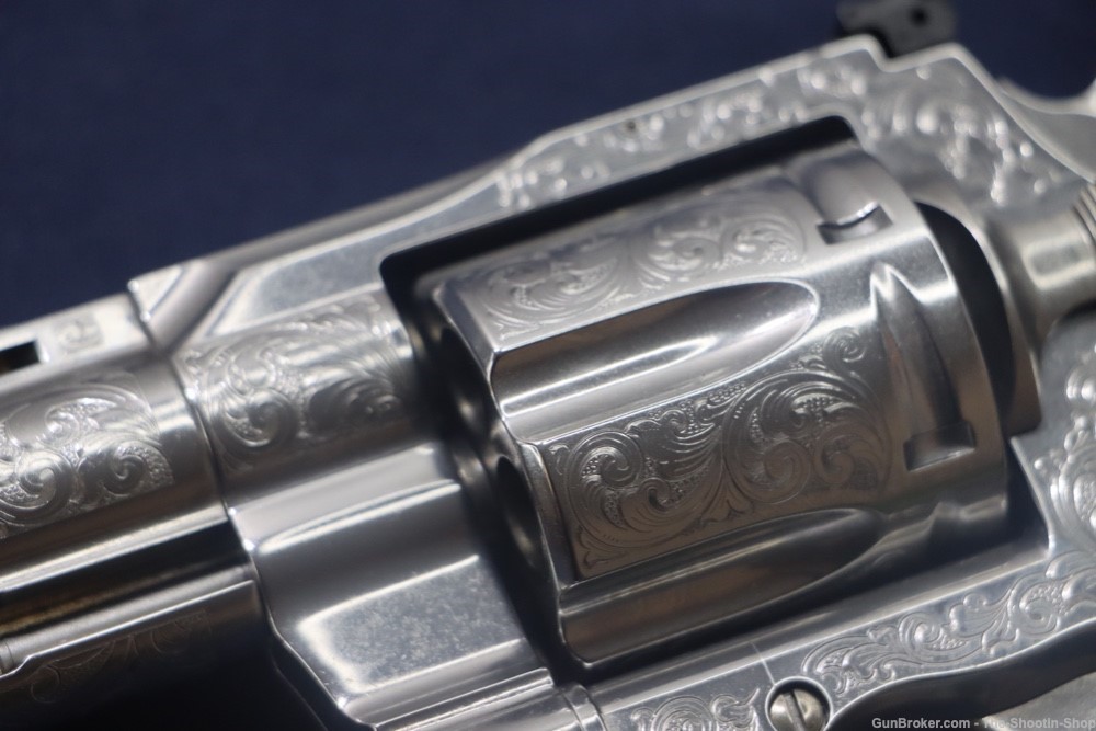 Colt Model Python Revolver 357Mag STAINLESS SCROLL ENGRAVED 4.25" 357 Mag-img-30