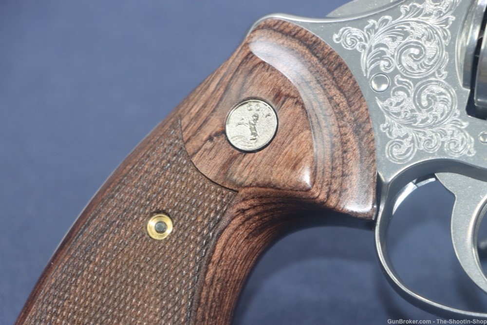 Colt Model Python Revolver 357Mag STAINLESS SCROLL ENGRAVED 4.25" 357 Mag-img-14