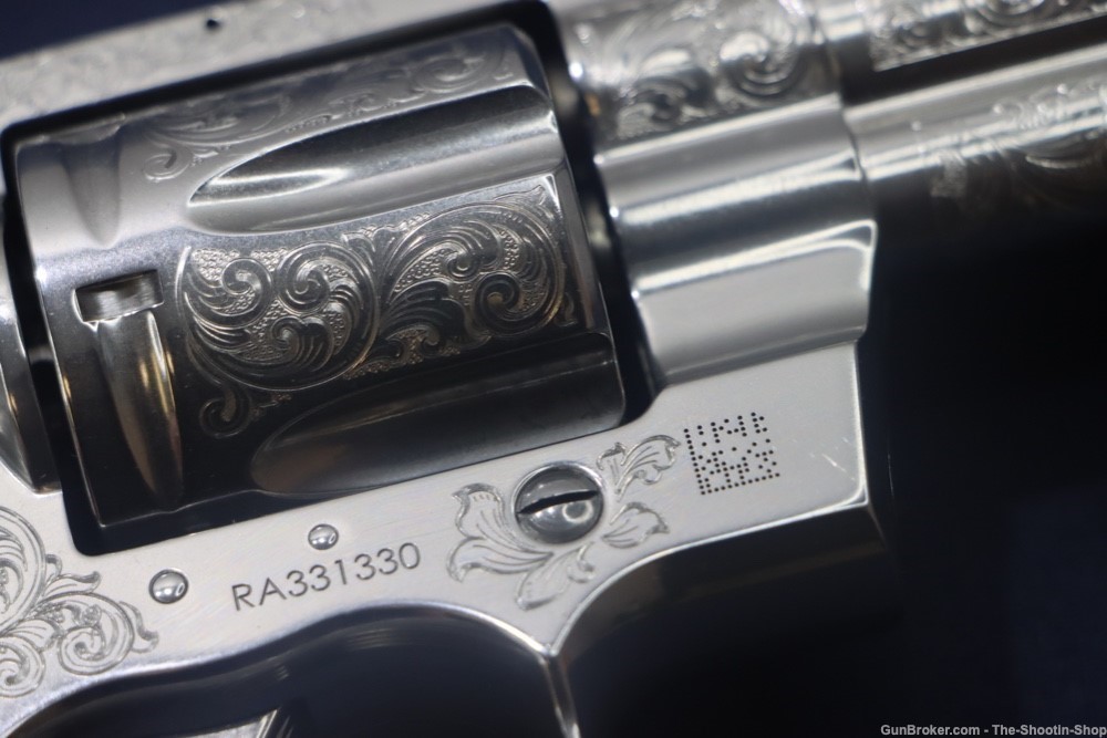 Colt Model Python Revolver 357Mag STAINLESS SCROLL ENGRAVED 4.25" 357 Mag-img-23