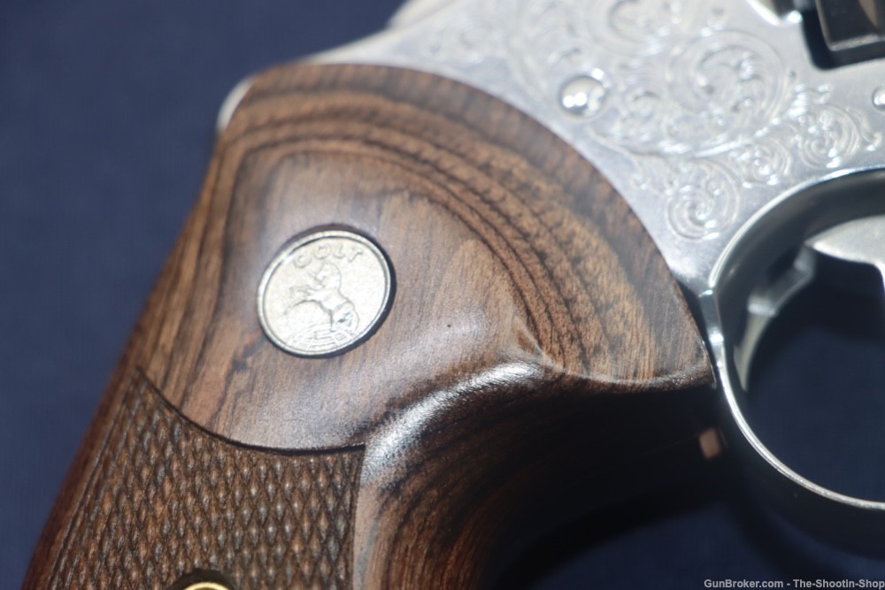 Colt Model Python Revolver 357Mag STAINLESS SCROLL ENGRAVED 4.25" 357 Mag-img-25