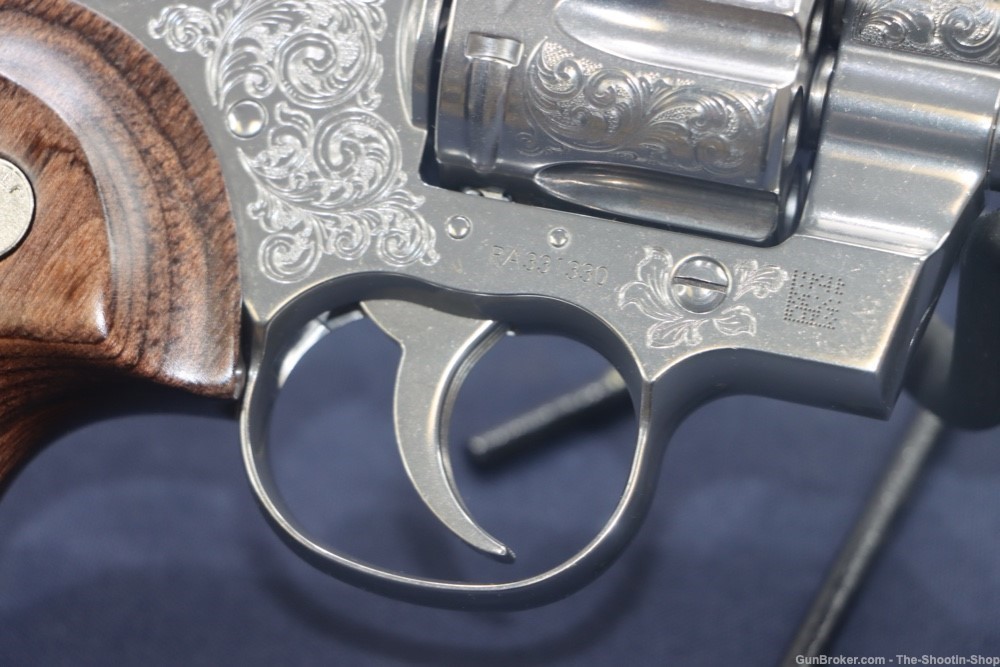 Colt Model Python Revolver 357Mag STAINLESS SCROLL ENGRAVED 4.25" 357 Mag-img-13