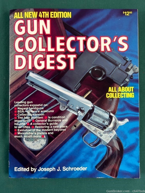 Gun Collector's Digest All New 4th Edition JOSEPH SCHROEDER Excellent Info-img-0