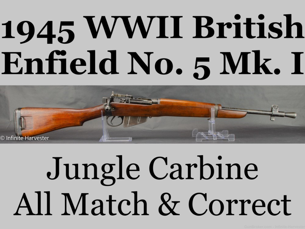 Lee Enfield No.5 Mk.I Jungle Carbine BSA Lee-Enfield British Enfield BSA-img-0