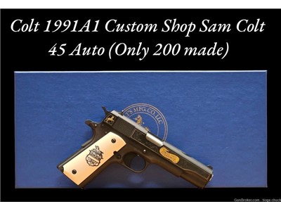 Colt Custom Shop Sam Colt Bicentennial 45ACP (Unfired in Box) Only 200 made