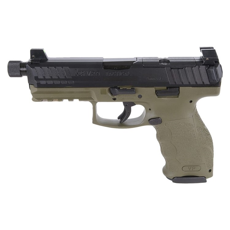 HK VP9-B Tactical 9mm 4.7" Bbl Push-Button Mag Release Optics Ready-img-0