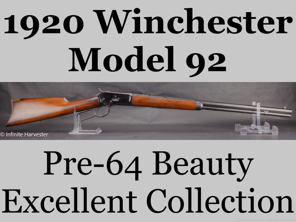 Winchester Model 92 Lever Action Rifle Winchester 1892 Pre-64 -Winchester-img-0