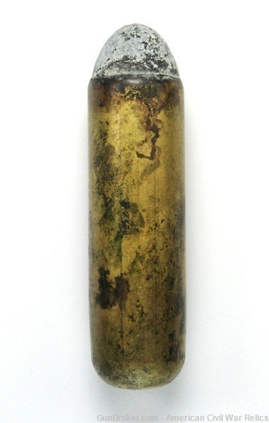 Civil War Brass .50 Gallager Carbine Cartridge-img-0