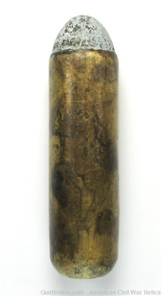 Civil War Brass .50 Gallager Carbine Cartridge-img-1