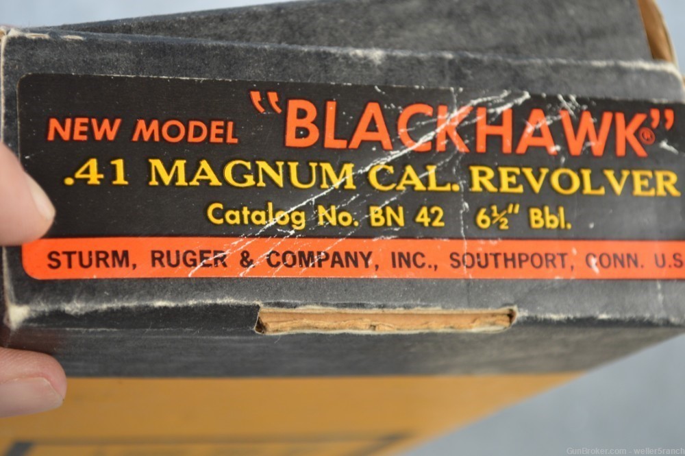 1980 Ruger New Model Blackhawk 41 Remington Mag 6 1/2"-img-13