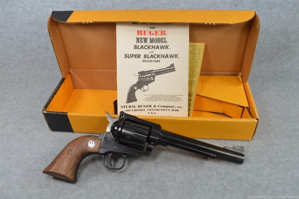 1980 Ruger New Model Blackhawk 41 Remington Mag 6 1/2"-img-0